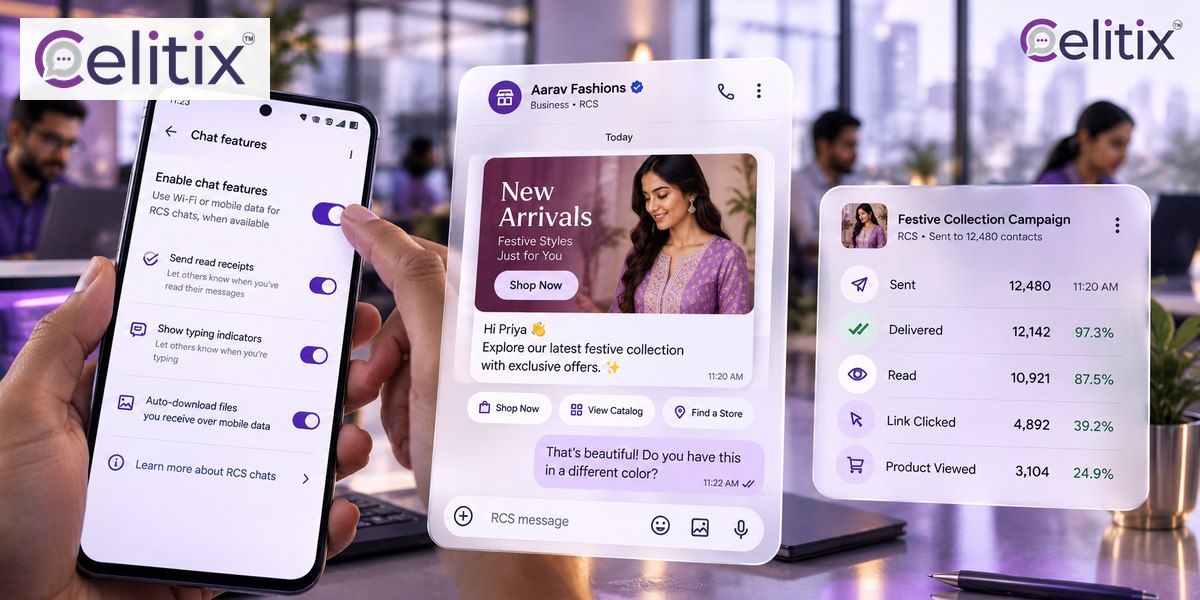 Rcs messaging vs sms - explainer view Rcs messaging vs sms shown in a working setup, covering rcs vs sms delivery and is rcs replacing sms